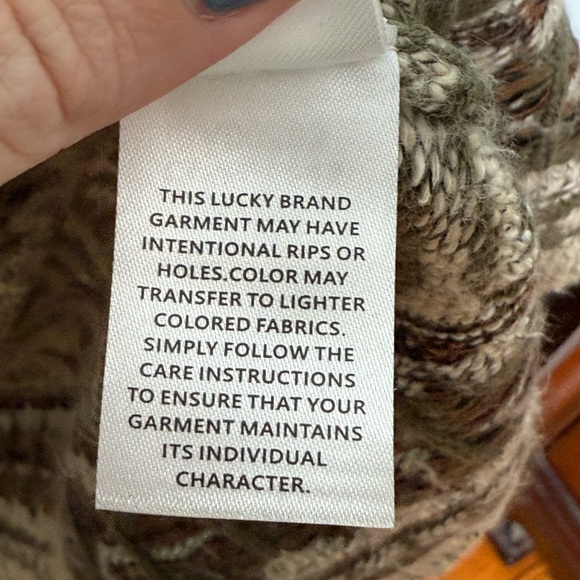 Lucky Brand Open Front Cardigan - Picture 6 of 6